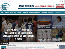Tablet Screenshot of getafecapital.com